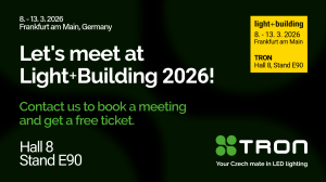 TRON exhibits at Light + Building 2026